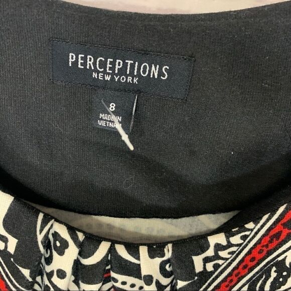 Perceptions size 8 black dress - Picture 3 of 5